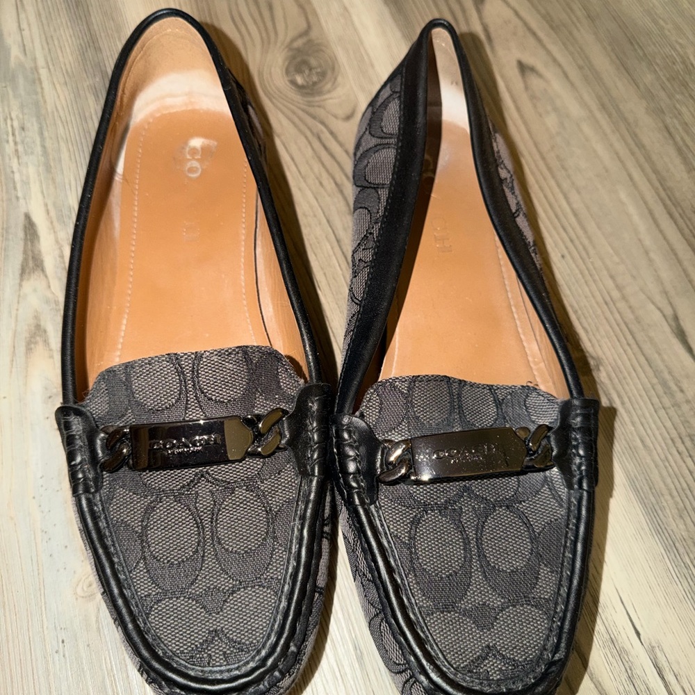 Coach Black Loafers